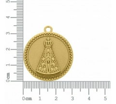 Pingente Medalha Ouro Nossa Senhora - comprar online