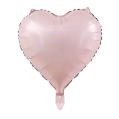 Globo corazon 45 cm Rosa perla