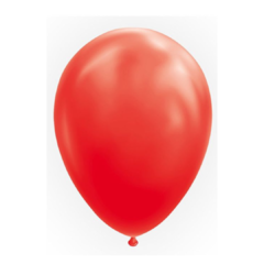 Globo Rojo Perlado 12" x10