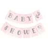 Banderin Baby Shower Rosa