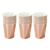 Vasos Rosa Gold x10