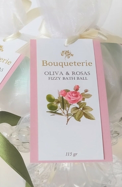 FIZZY BATH BALL Oliva y Rosas - Bouqueterie