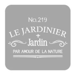 Stencil 30x30cm Jardinerie Cod.1017