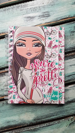 Cuaderno Con Espiral 16x21 Licencia INKY Pretty