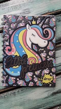 Cuaderno Con Espiral 16x21 Licencia INKY Modelo Princess