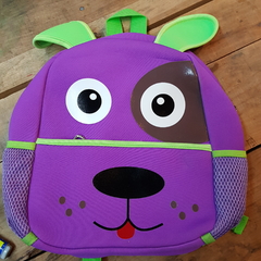 Mochila Neoprene Perrito Violeta