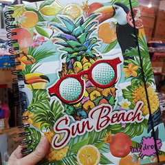 Cuaderno 22x29cm - Tapa Dura - Modelo Beach