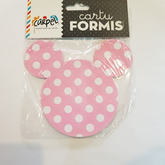 Cartuformis Mickey Rosa Pastel Lunar por 12 unidades