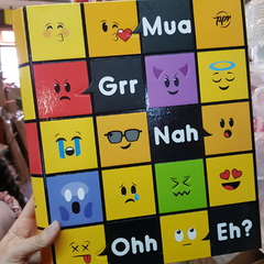 Carpeta A4 Cartone 2x40 PPR - Modelo Iconos Emoji