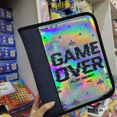 Carpeta 3x40 Con Cierre Game Over