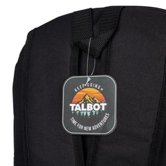 Mochila Talbot Lisa Negra 43.5cm Por Unidad en internet