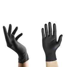 Guantes De Nitrilo Negro Por 100 Unidades Extra Grande