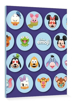 Cuaderno Tapa Dura PPR Por 50 Hojas Modelo Emoji Disney