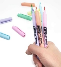 Marcador Pastel Trabi Art Brush Por 6u