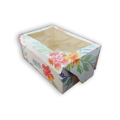 Caja Estampada Con Ventana Por Unidad CMRVI001