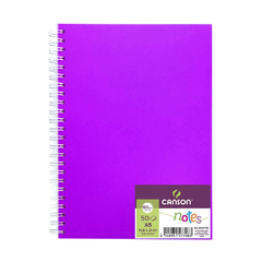 Cuaderno Canson Notes A5 50h 120grs Violeta