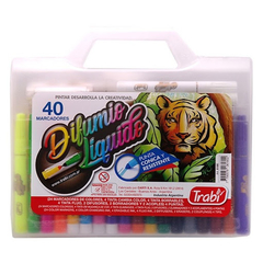 Marcador Difumios Trabi Por 40 colores