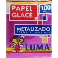 Papel Glase Metalizado Taco X 200 Hojitas