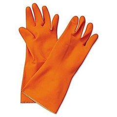 Guantes de goma Naranjas Chico