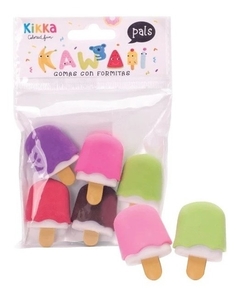 Goma De Borrar Mini Estuche 3 D - Heladitos - comprar online