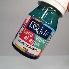 Laca Vitral Eq Por 40ml - Color Verde Oceánico