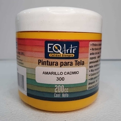 Pintura Para Tela 200cc Color Amarillo Cadmio