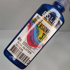 Pintura Dimensional Glitter EQ X 40cc Azul