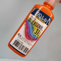 Pintura Dimensional Brillante X 40cc Naranja