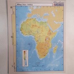 Mapa Nro 3 Por Unidad - Africa Físico Político