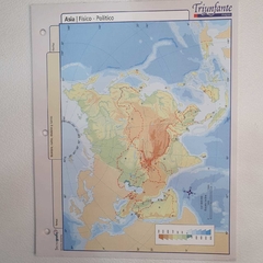 Mapa Nro 3 Por Unidad - Asia Físico Político