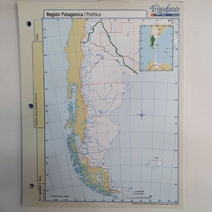 Mapa Nro 3 Por Unidad - Región Patagonica Político