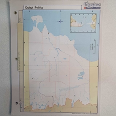 Mapa Nro 3 Por Unidad - Chubut Político