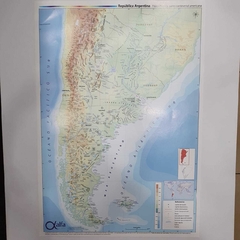 Mapa Nro 6 Por Unidad - República Argentina Físico Político