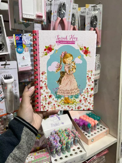 Cuaderno Sarah Kay 16x21 Tapa Dura Rosa I