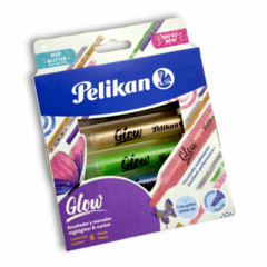 Resaltador Glow Pelikan Por 6 Colores