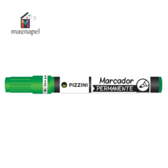 Marcador Permanente Punta biselada Pizzini Verde Cod.1270