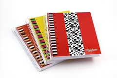 Cuaderno con espiral, con índice, 96 hojas.