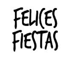 Sello 2x2cm Felices Fiestas - comprar online