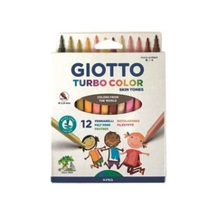 Marcadores Giotto Skintones por 12 colores.