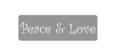 Stencil Chico Peace & Love Cod.713