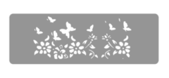 Stencil Grande Flores y Mariposas Cod.60