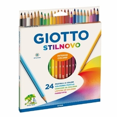 Lápices Por 24 Colores Largos Giotto Stilnovo