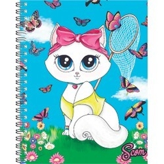 Cuaderno 22x29cm - Tapa Dura - Modelo Gatita