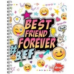 Cuaderno con espiral 21x29cm - Tapa Blanca - Modelo BFF