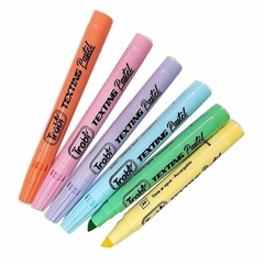 Resaltador Pastel Trabi Texting Por 6 Colores