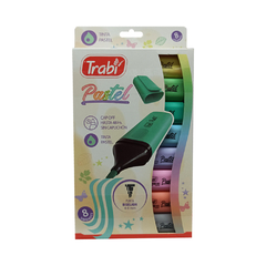 Resaltador Pastel Trabi Set Por 8 Colores