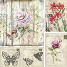 Lámina para Decoupage Vintage Corazones - comprar online