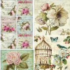 Lámina para Decoupage Vintage Naturaleza - comprar online