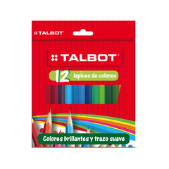 Lapices por 12 colores cortos Talbot