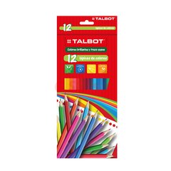 Lapices Por 12 Colores Largos Talbot